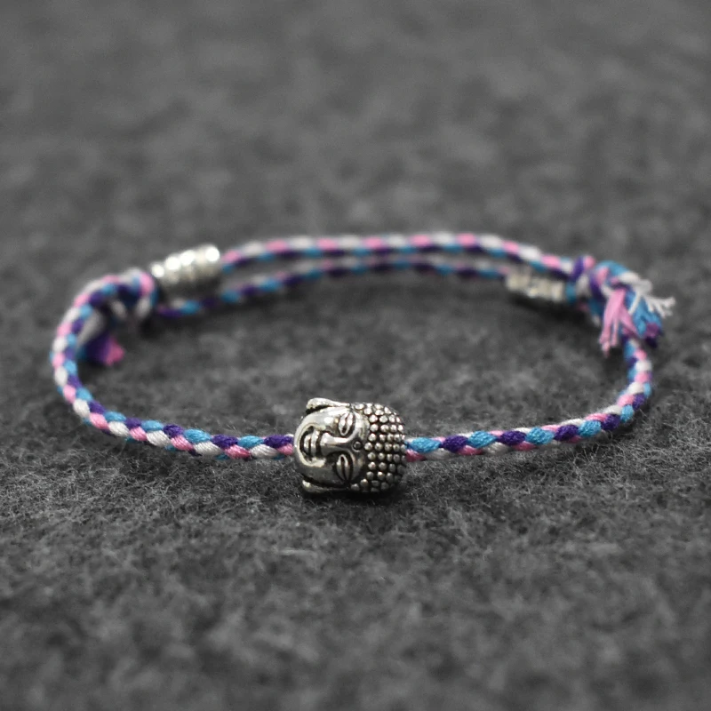 Tibetan Buddha Head Talisman Bracelet - Bring Luck - BuddhaBeyond