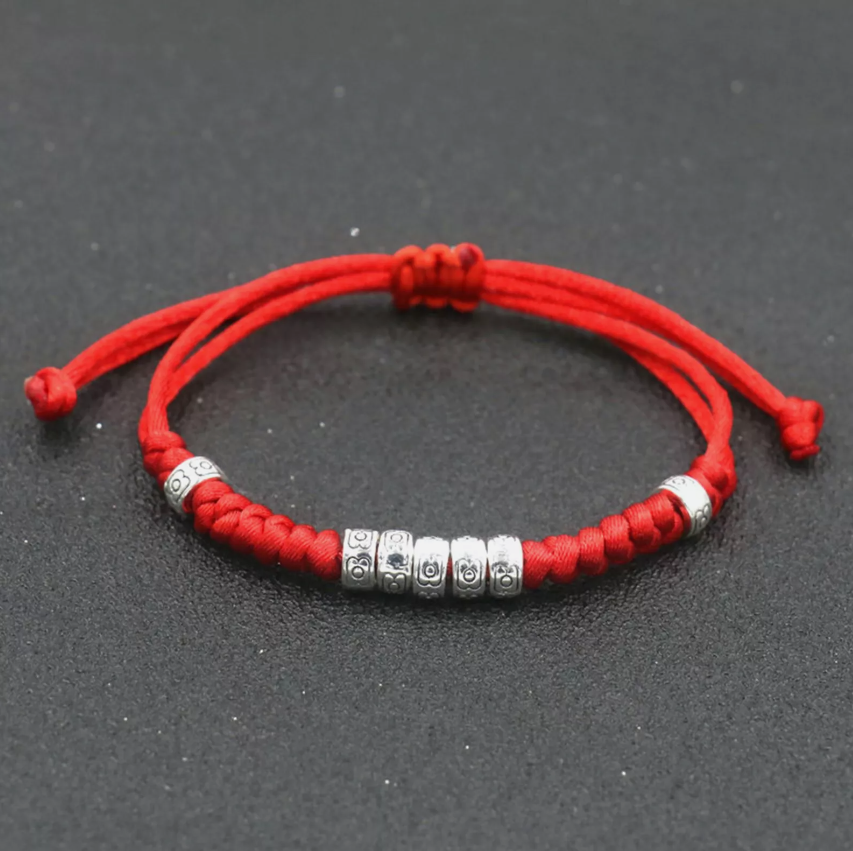 Tibetan RedLine Thread Buddhist Bracelet - For Love and Luck - BuddhaBeyond