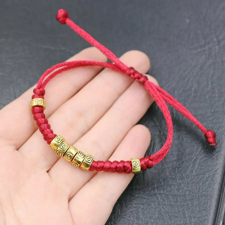 Tibetan RedLine Thread Buddhist Bracelet - For Love and Luck - BuddhaBeyond