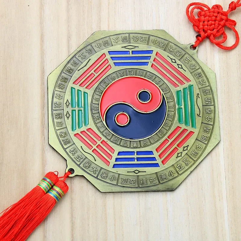 Bagua Symbol on a yin and yang bagua mirror