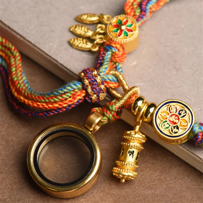 The Ultimate Tibetan Bracelet also known as the reincarnation knot string bracelet