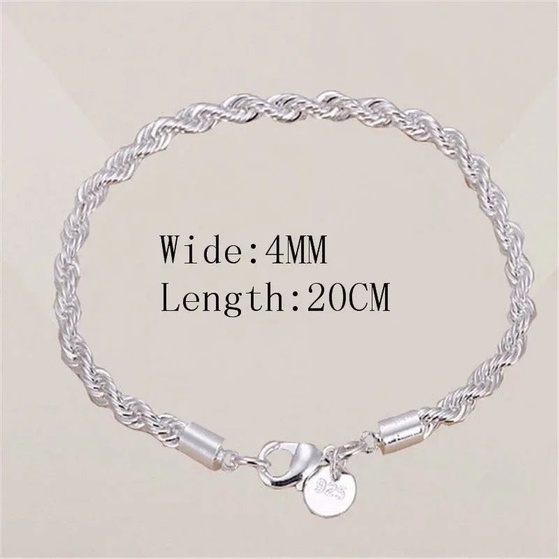 specifications of the twisted chain bracelet