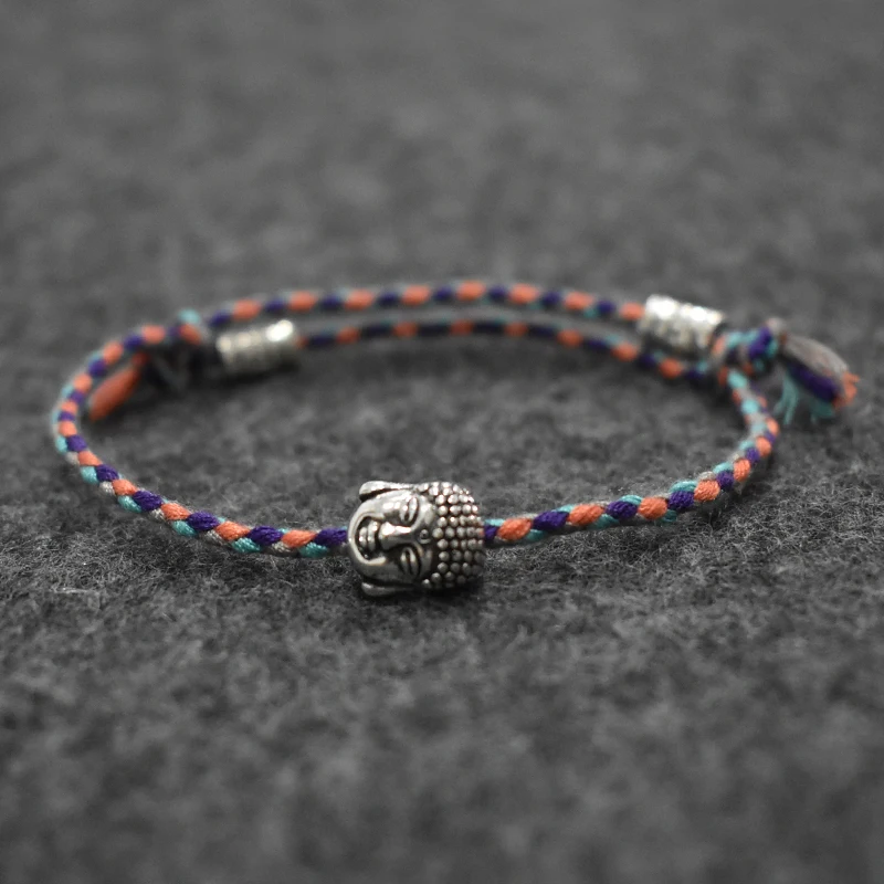 Tibetan Buddha Head Talisman Bracelet - Bring Luck - BuddhaBeyond