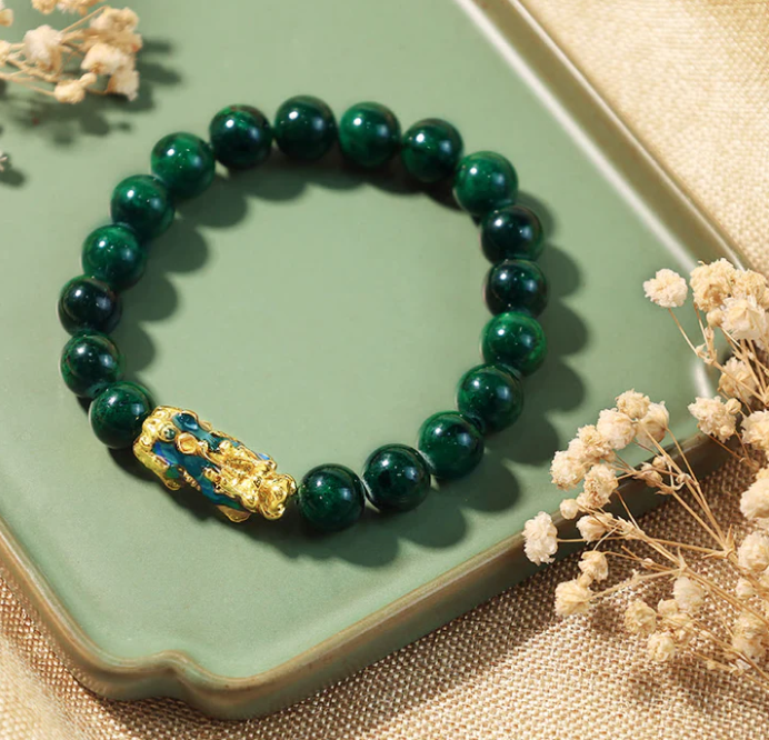 BuddhaBeyond FengShui PiXiu Jade Bracelet for Wealth & Protection - BuddhaBeyond