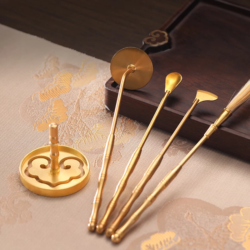 Copper/Ceramic Incense Burner Tool Kit - BuddhaBeyond