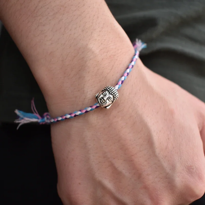 Tibetan Buddha Head Talisman Bracelet - Bring Luck - BuddhaBeyond