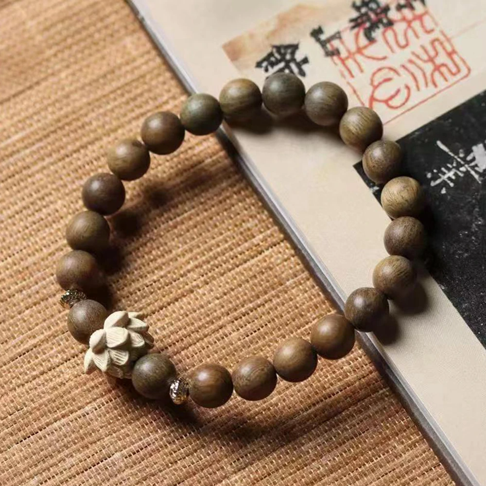 Sandalwood Beaded Bracelet - Promote Health - BuddhaBeyond