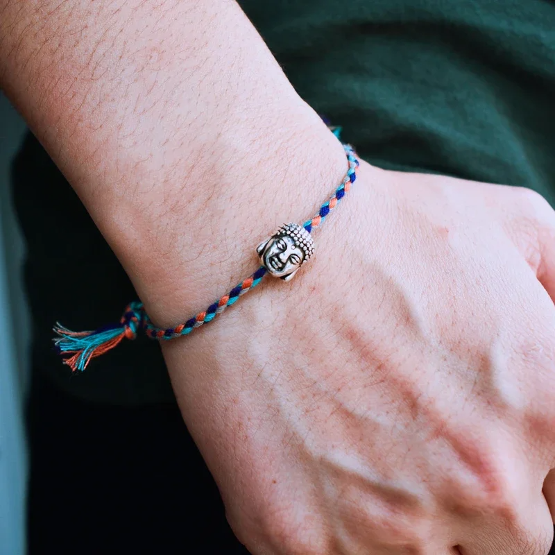 Tibetan Buddha Head Talisman Bracelet - Bring Luck - BuddhaBeyond