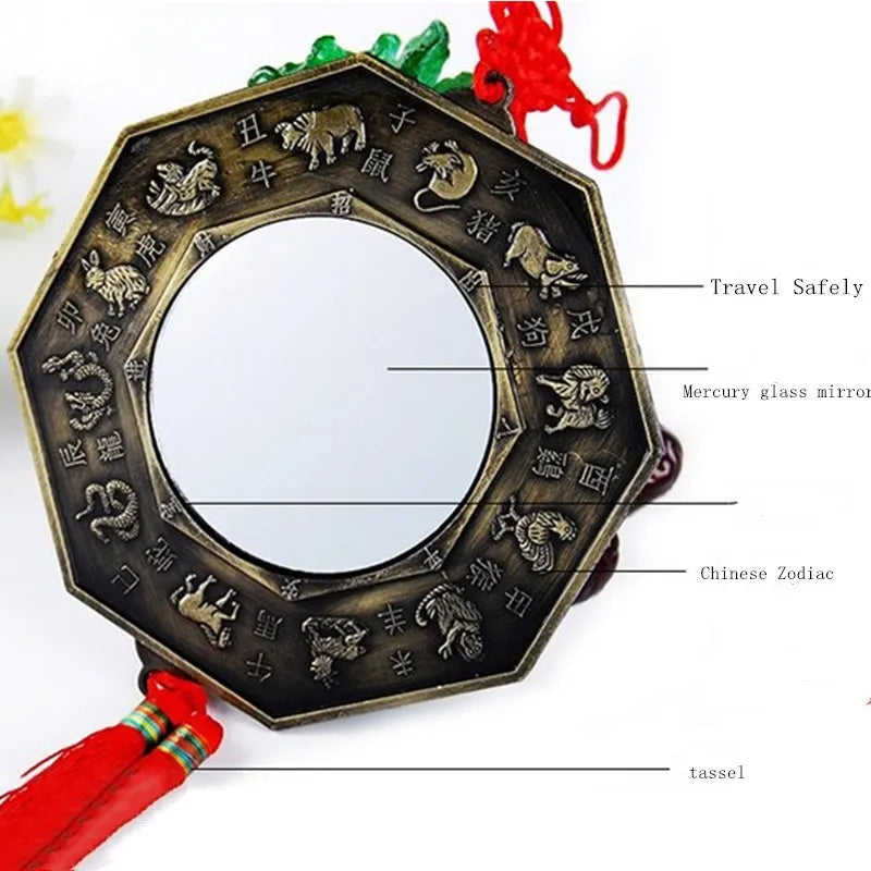 Detailed Yin Yang Bagua Mirror Featured with the eight symbol