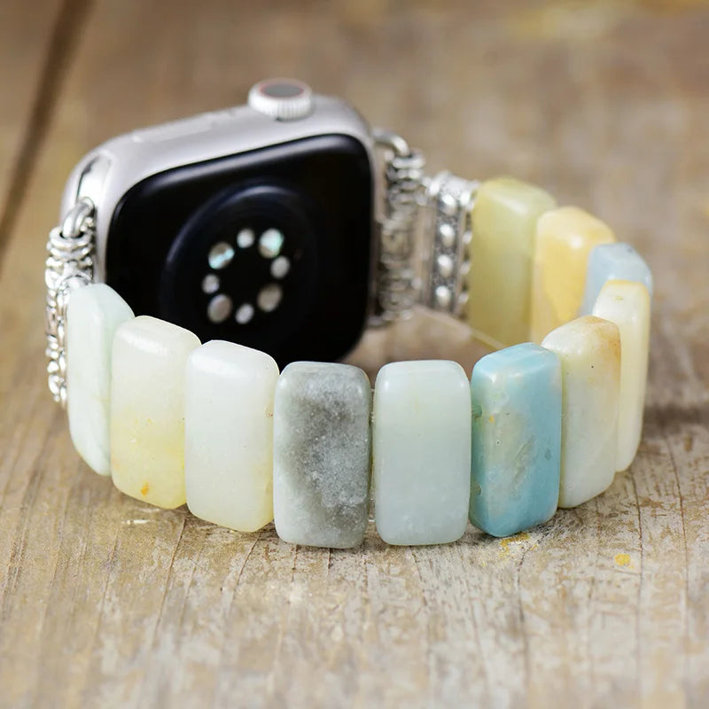 Nature's Palette Beaded Apple Watch Band Strap