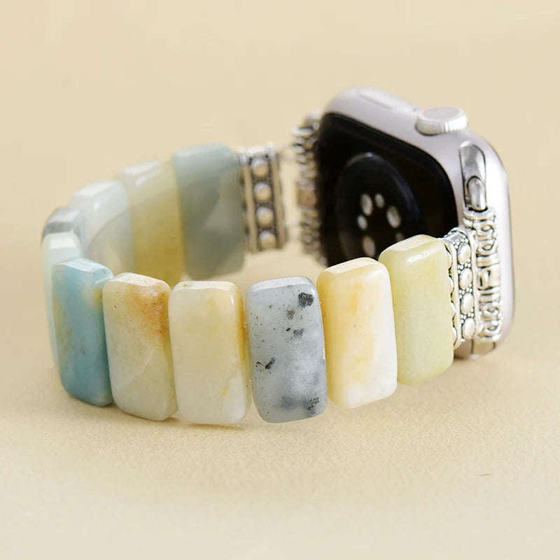 Nature's Palette Beaded Apple Watch Band Strap