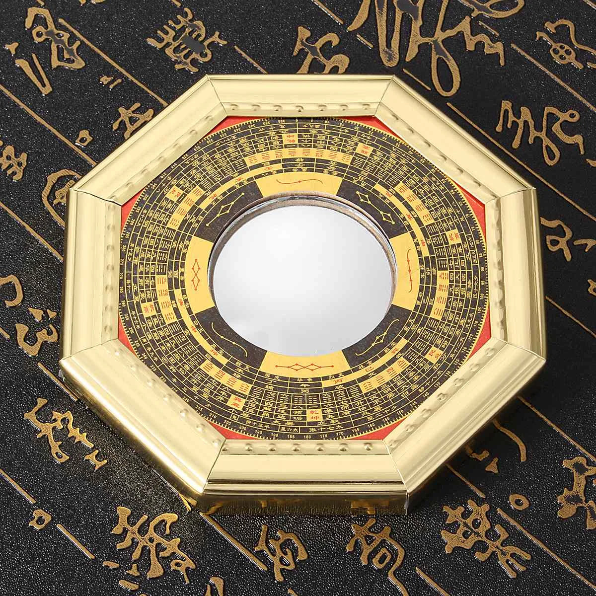 Feng Shui convex Bagua mirror for driving away negative energy