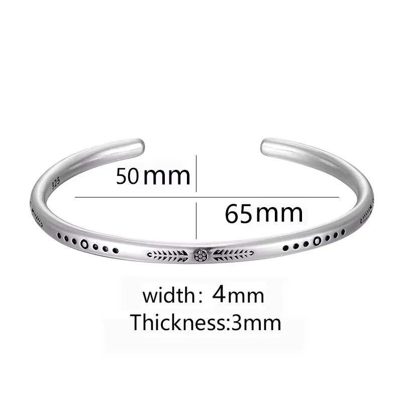 S925 Silver Plated Charm Bracelet