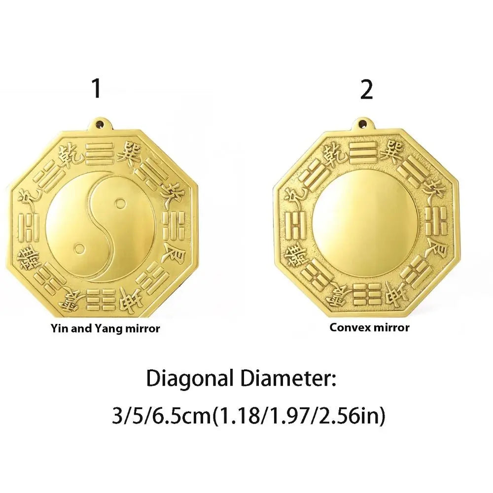 sizes of yin yang bagua mirror