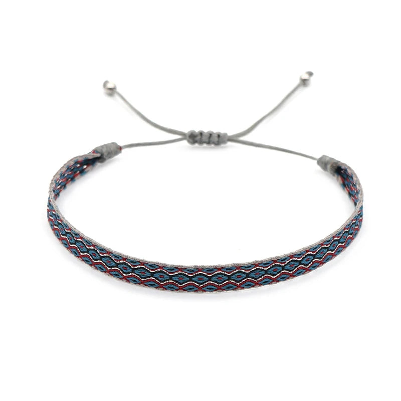 Tibetan Buddha Knot Rope Bracelet | Adjustable Spiritual Jewelry with Knot Design for Protection & Peace