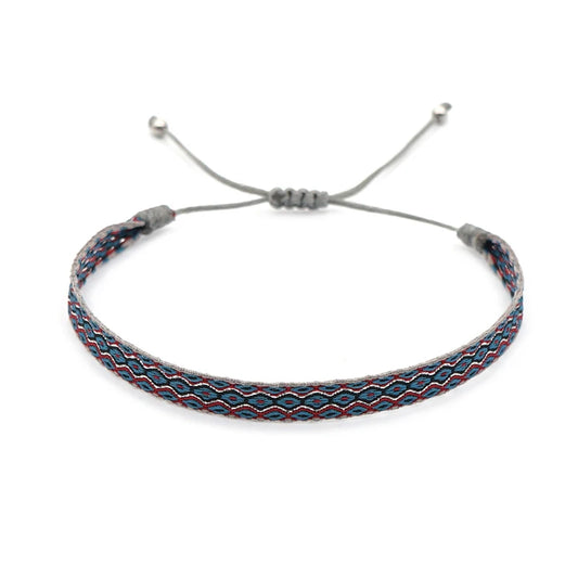 Tibetan Buddha Knot Rope Bracelet | Adjustable Spiritual Jewelry with Knot Design for Protection & Peace